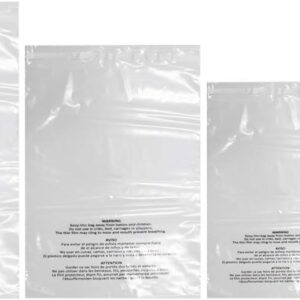 400 Count Combo Pack Warning Bags - 6x9, 8x10, 9x12, 11x14 Inch