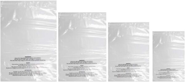 400 Count Combo Pack Warning Bags - 6x9, 8x10, 9x12, 11x14 Inch