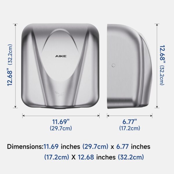 AIKE Elephant Power Commercial Hand Dryer High Speed - Image 3