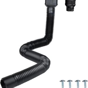7ft Long Gutter Downspout Extensions, 3" Downspout Extender Drainage Pipe