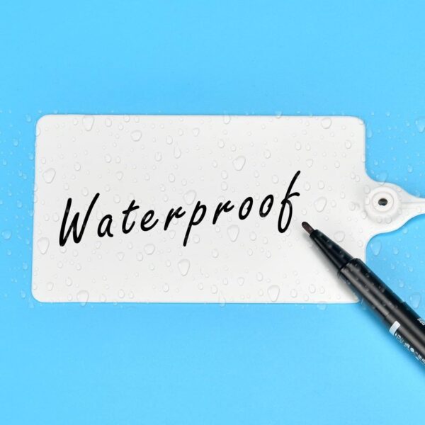 100 Plastic Shipping Tags - Waterproof, Writable Labels - Image 3