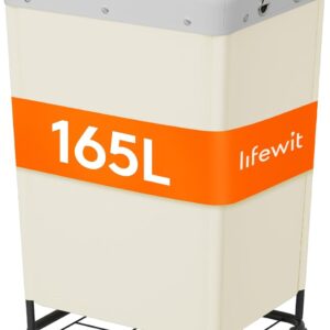 Lifewit 165L Laundry Basket with Wheels, Large Heavy Duty Commercial