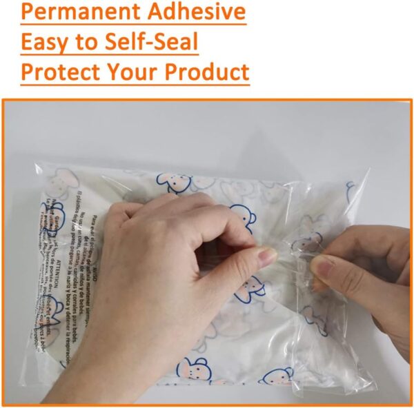 400 Count Combo Pack Warning Bags - 6x9, 8x10, 9x12, 11x14 Inch - Image 2
