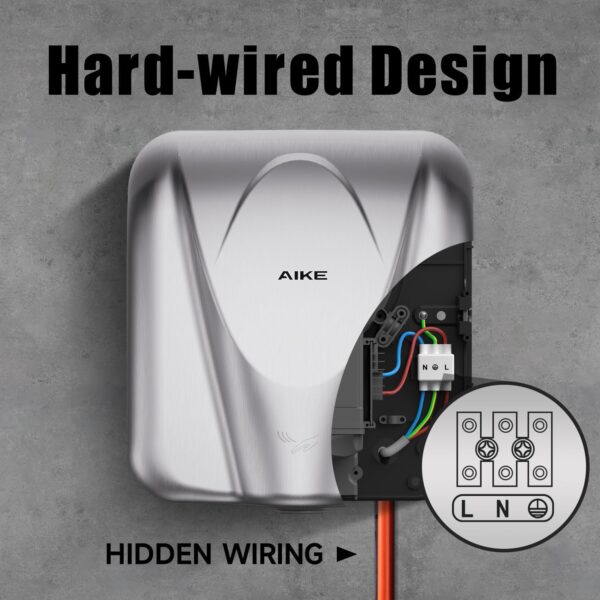 AIKE Elephant Power Commercial Hand Dryer High Speed - Image 2