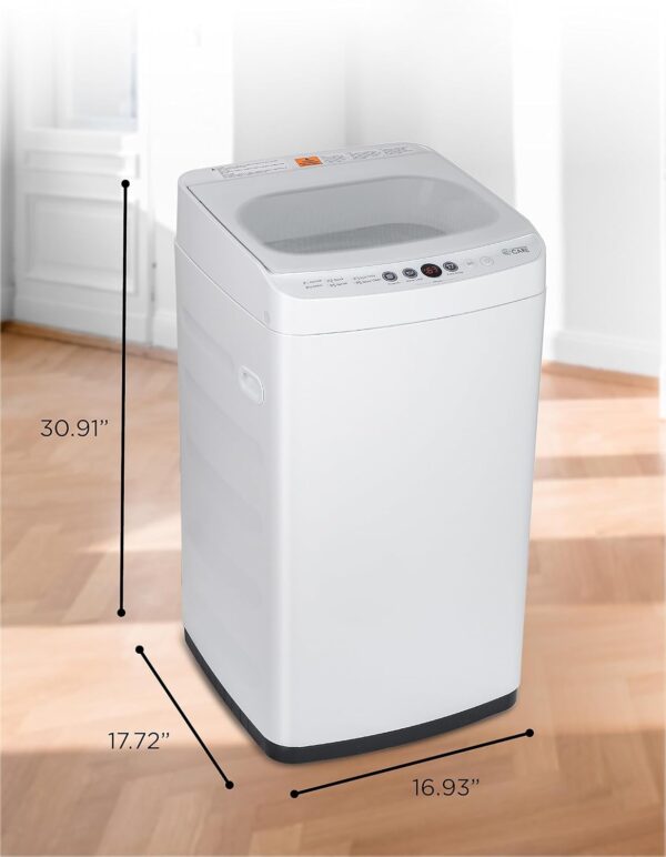 0.9 Cu. Ft. Portable Washing Machine, Compact Washing Machin - Image 2