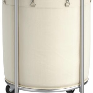 ELYKEN Laundry Basket with Wheels, 170L Rolling Laundry Hamper with Removable Bag
