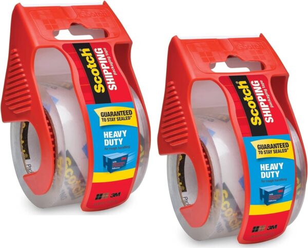 Scotch Heavy Duty Packaging Tape, 2 Inches x 800 Inches