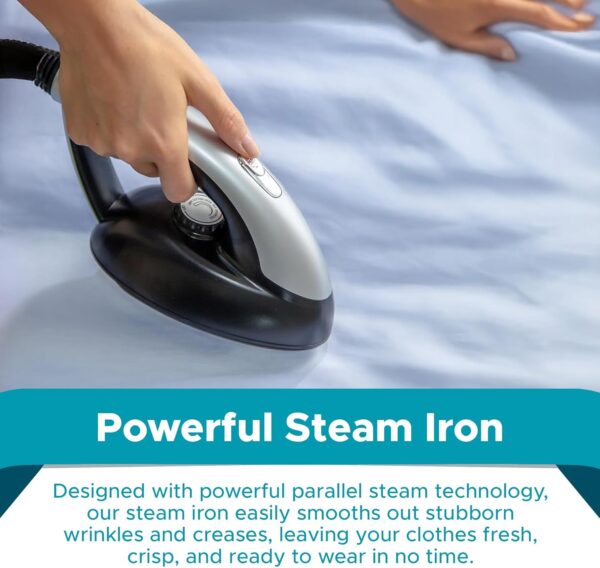Steam & Go - All-in-One Garment Steamer and Iron, Pressurized Steamer - Image 2