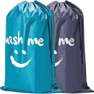 HOMEST 2 Pack XL Wash Me Travel Laundry Bag