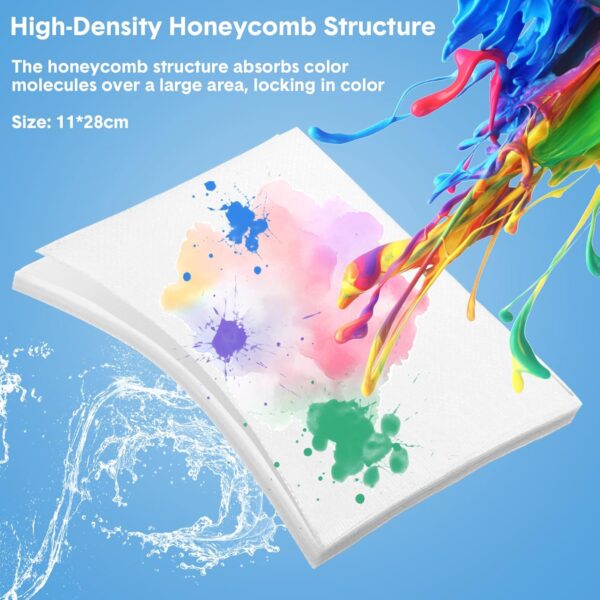 200 Pcs Color Absorber Laundry Sheets Color Dye Guard Sheets for Laundry - Image 2