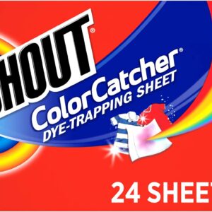 Shout Color Catcher Sheets for Laundry, Allow Mixed Washes