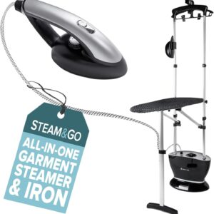 Steam & Go - All-in-One Garment Steamer and Iron, Pressurized Steamer