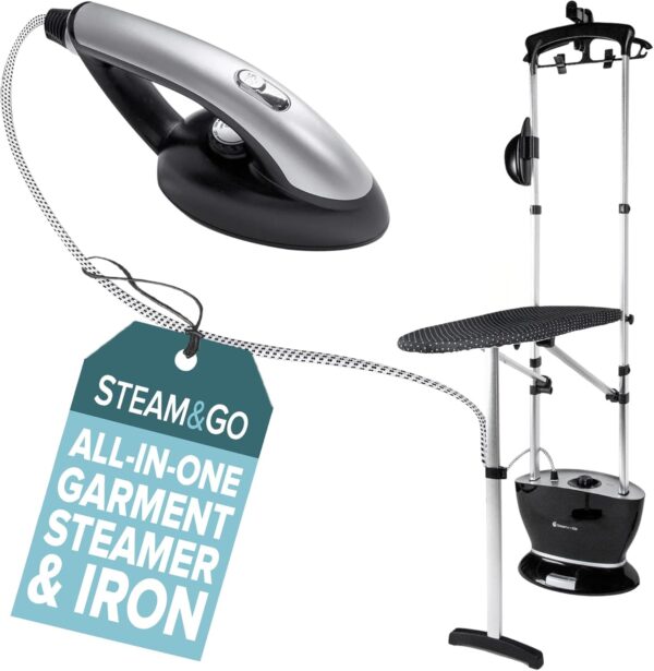 Steam & Go - All-in-One Garment Steamer and Iron, Pressurized Steamer