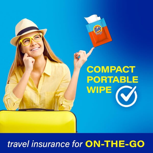 Tide Stain Remover for Clothes, Tide To Go Wipes - Image 3