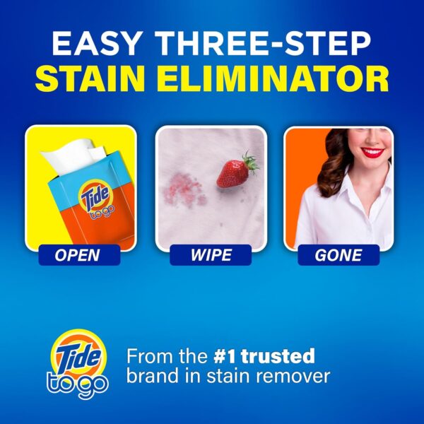 Tide Stain Remover for Clothes, Tide To Go Wipes
