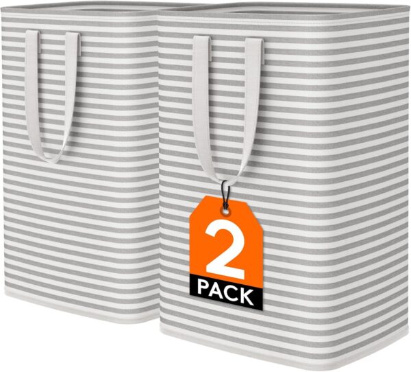 Lifewit 2 Pack Laundry Hamper Large Collapsible Laundry Baskets