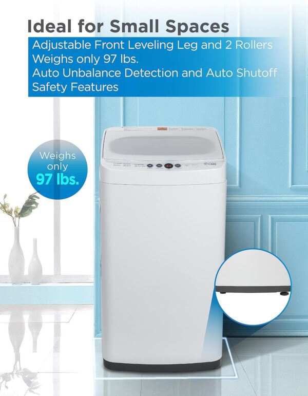 0.9 Cu. Ft. Portable Washing Machine, Compact Washing Machin - Image 3