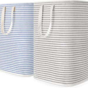 Waterproof Cloth Hamper with Easy Carry Handles in Laundry Room Bedroom