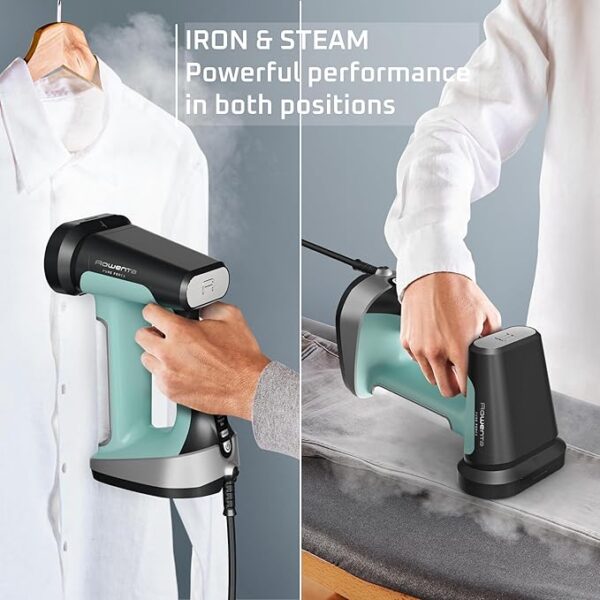 Rowenta Handheld Steamer for Clothes, Pure Force 2in1 Steamer & Iron - Image 2