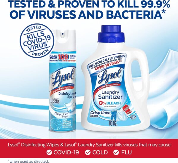 Lysol Laundry Sanitizer & Disinfectant Spray - Image 2