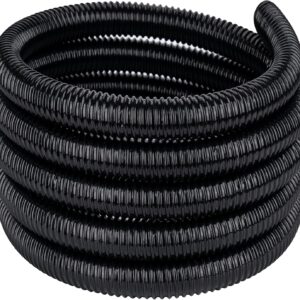 Pond Tubing,1-1/2" x 10 ft PVC Flexible Pond Hose, Black