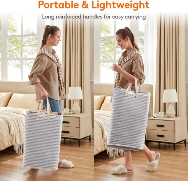 Lifewit 2 Pack Laundry Hamper Large Collapsible Laundry Baskets - Image 2