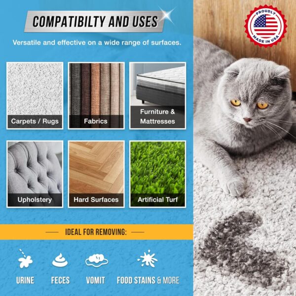 ACTIVE Pet Odor & Stain Eliminator and Enzyme Laundry Booster - Image 2
